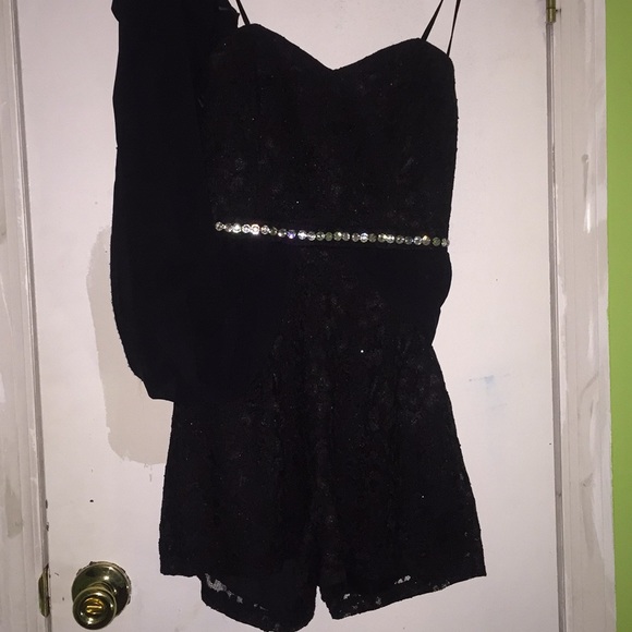Black romper dress - Picture 3 of 4
